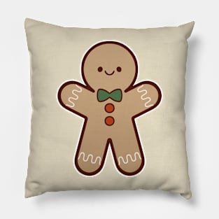 Cute Gingerbread Cookie | Holiday Pillow