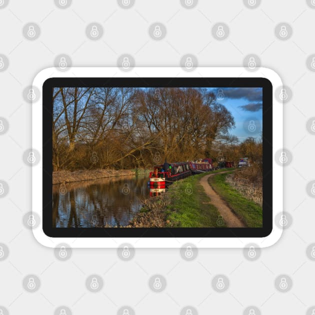 Living On The Kennet and Avon Canal Magnet by IanWL