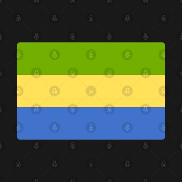 FLAG OF GABON by Just Simple and Awesome