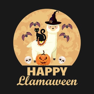 Happy Halloween Llama Lover Costume T-Shirt