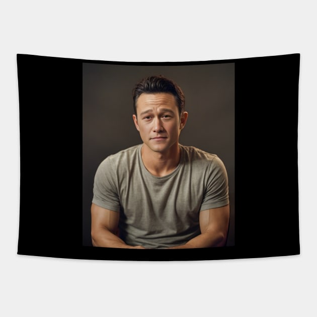 Joseph Gordon-Levitt Muscle Arms Tapestry by akastardust