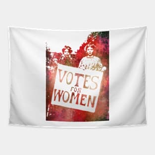 Votes For Women in Fire Tapestry