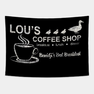 LOU'S COFFEE SHOP Fargo Tapestry