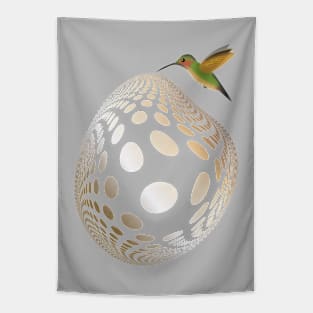 Hummingbird and Bubble Tapestry