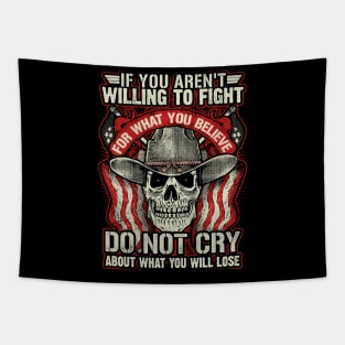 Veterans Willing to Fight Shirt Tapestry