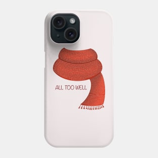 Red scarf Phone Case