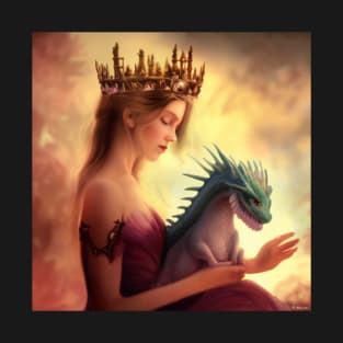 Dragon Queen with Dragon T-Shirt