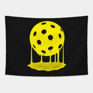 Pickleball Melting Halloween Scary Funny Tapestry