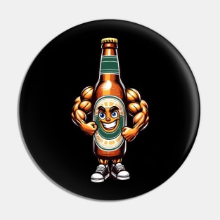 Mighty Lager Muscle Pin