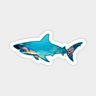 Shark Ocean Underwater - For Shark Lovers Magnet