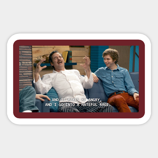Cake Boss Hateful Rage Paul F Tompkins Paul F Tompkins Aufkleber Teepublic De