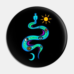 Celestial snake Pin