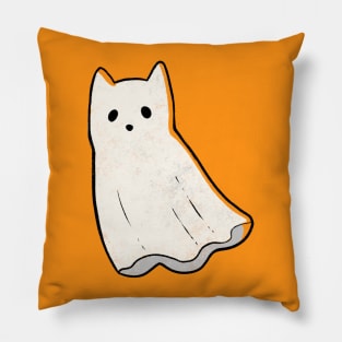 Ghost Cat Pillow