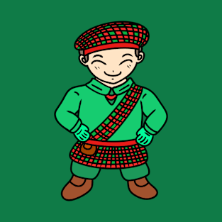 Cute Scottish boy T-Shirt