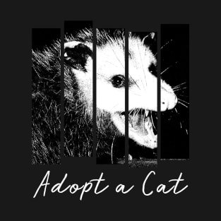 Adopt a Cat Opossum T-Shirt