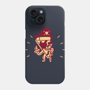 pirate pizza cartoon Phone Case