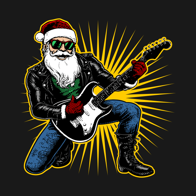 Santa is a rocker by Night Day On Off