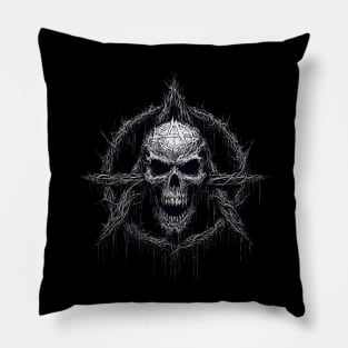 Sinister Anarchy Symbol Pillow