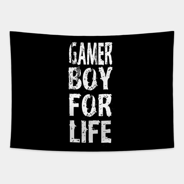 Gamer Boy For Life Tapestry by YasudaArt