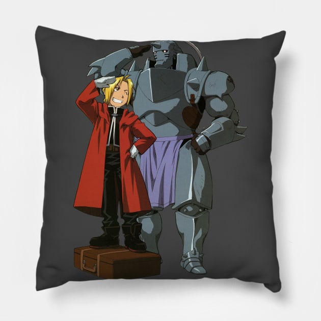 Brothers of Steel Pillow by snespix