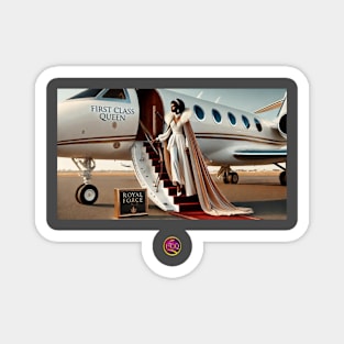 firstclassqueen royal force one Magnet