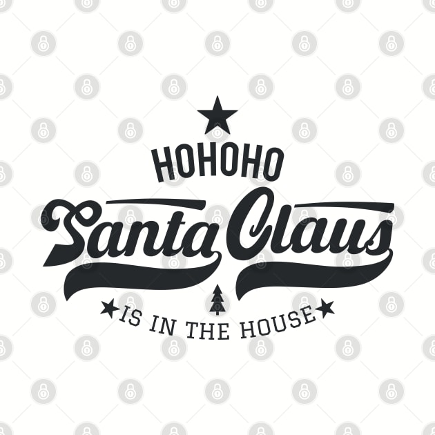 Santa Claus is in the house, Santa Claus College Style, funny Christmas by Boogosh