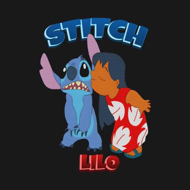 Stitch and Lilo by Izdihaarr