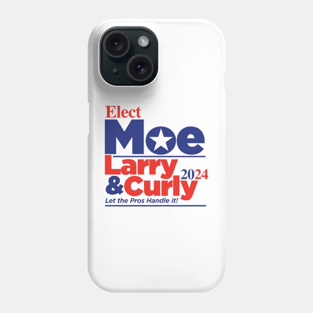 Larry Curly Moe 2024 Phone Case by MindsparkCreative