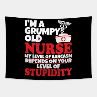 I'm a grumpy old nurse Tapestry