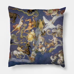 Sala del Mappamondo Celestial Star Chart Fresco Pillow