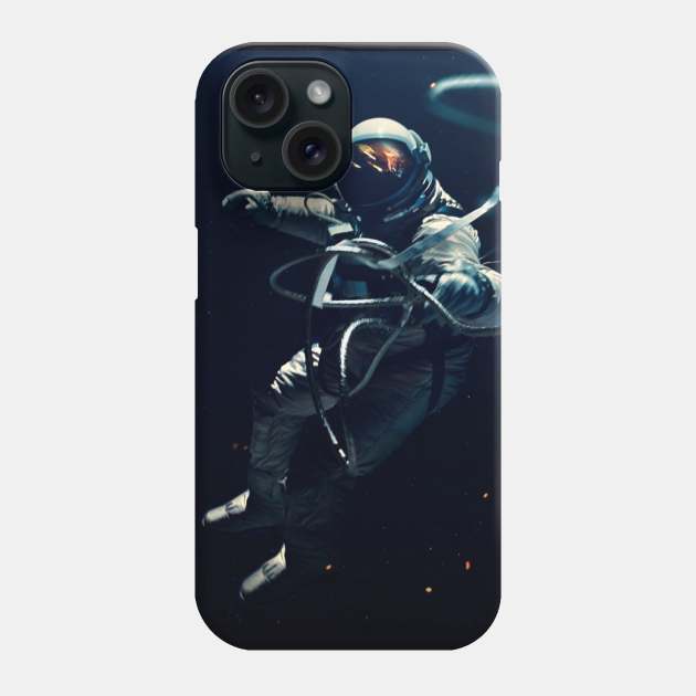 Space walk Phone Case by buco