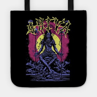 Lord Shiva Deathcore Style Dark Art Tee: Divine Aggression Tote