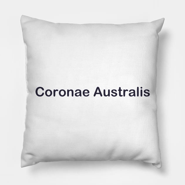 CORONA AUSTRALIS Pillow by mabelas