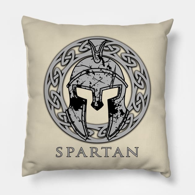 spartan blood Pillow by MemeFunStudio