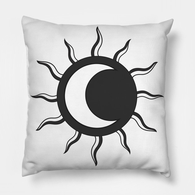 Sun and moon pillow outlet