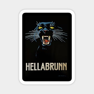 Hellabrunn Zoo Munich Tierpark Black Panther Magnet