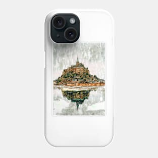 Mirrored Castle Abstract. For Vintage Castle Lovers. Phone Case