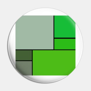 green mondrian inspired design Pin