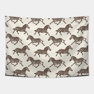 Zebra African Safari Pattern Tapestry