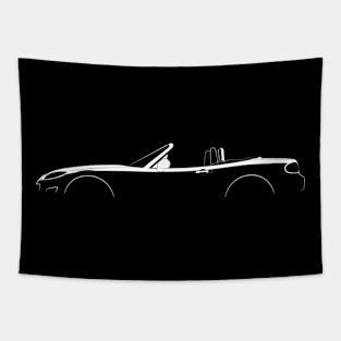 Mazda MX-5 Miata (NC) Silhouette Tapestry