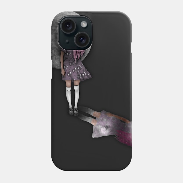 Dark Side of the Moon Phone Case by CylentArt