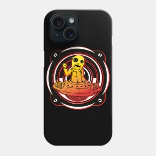 DJ Alien Rave Vinyl Phone Case