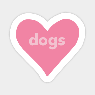 Dogs Heart Magnet