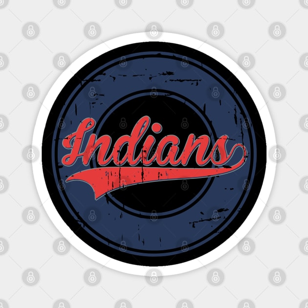 cleveland indians Magnet by kumenolak