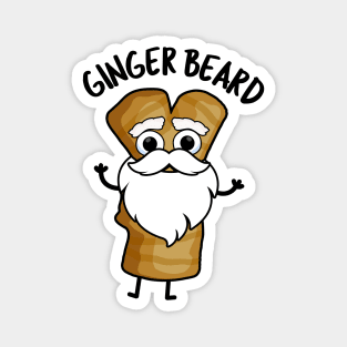 Ginger Beard Funny Gingerbread Food Pun Magnet