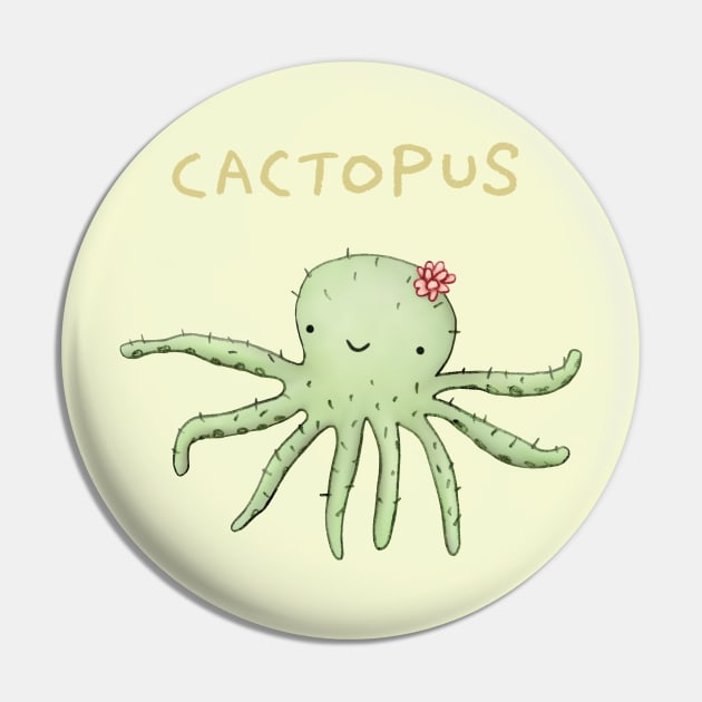 Cactopus Pin by Sophie Corrigan