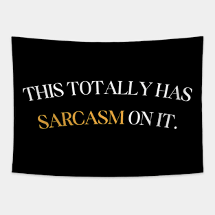 SARCASTIC PHRASES SARCASM ON IT Tapestry