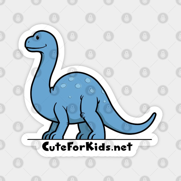 CuteForKids - Brontosaurus - Branded Magnet by VirtualSG