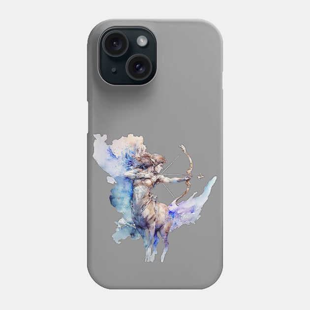 Sagittarius Water Color Phone Case by Cute Sugar And Sweet Spice