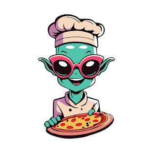 Extraterrestrial Pizza Chef T-Shirt